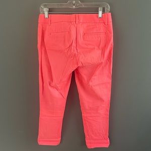 J.CREW ✨CityFit Coral Crop Pant